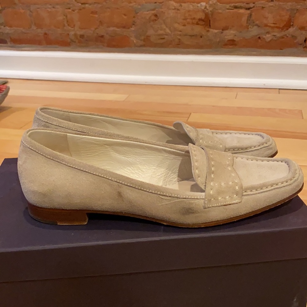 Prada Women’s Suede Loafers - Picture 5 of 8